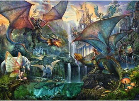 Immerse yourself in the fantasy of the magical dragon forest puzzle